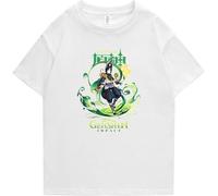ETTUWSDFV HarajukuGame Genshin Impact Hoodie Tighnari Long Sleeve Sweatshirt Genshin Impact Short Sleeve T-Shirt Manches Courtes(Medium)