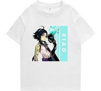 ETTUWSDFV HarajukuGame Genshin Impact Hoodie Xiao Long Sleeve Sweatshirt Genshin Impact Short Sleeve T-Shirt Manches Courtes(X-Large)