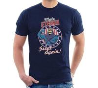 ETTUWSDFV Make Eternia Great Again T-Shirt of The Universe Skeletor T27 Navy Blue Manches Courtes(Medium)