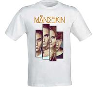 ETTUWSDFV Men's PANLON T-Shirt of maneskin Cotton Men Woman T-Shirt Black Manches Courtes(3X-Large)