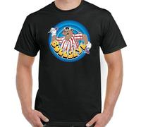 ETTUWSDFV Rare Bullseye T-Shirt Mens Retro Darts TV Show Jim Bowen Bully Manches Courtes(Small)