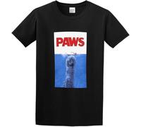 ETTUWSDFV Rhett Men's Paws Cat Kitten Meow Parody Cool T Shirt Manches Courtes(XX-Large)