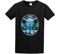 ETTUWSDFV Rush Fly by Night 100% Cotton Tshirts Men Manches Courtes(3X-Large)