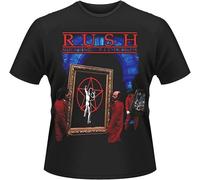 ETTUWSDFV Rush 'Moving Pictures' Men T Shirt Black Manches Courtes(Medium)