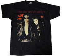 ETTUWSDFV The Sisters of Mercy This Corrosion 1987 Song Men T-Shirt L Black Manches Courtes(Medium)