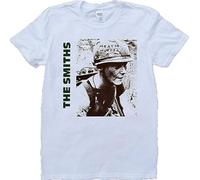 ETTUWSDFV The Smiths Meat is Murder White, Custom Made Mens T-Shirt Manches Courtes(X-Large)