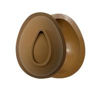 ETUCYNG 18,2 x 14,5 x 5,8 cm Moule à œufs de Pâques Moule en silicone antiadhésif Différents motifs répondent à vos besoins en matière de fabrication de différents œufs de Pâques pour décorations