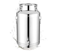 ETUCYNG Bidon à Huile en Acier ydable,5L/9L/14L Étanche Ustensiles De Cuisine Avec Couvercle | Contenant Pour Graisse De Lard - Pour Lait Vin Bière Farine Café Sucre Céréales Haricots Thé