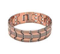 ETUCYNG Bracelet magnétique pour homme | Bracelets magnétiques en cuivre pour hommes | Bracelet ajustable pour l'énergie, la santé et le fitness | Cadeau d'anniversaire pour le bureau et les activités