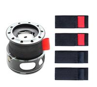 ETUCYNG Case de Bobine de pêche, Protection des bobines de Ceinture de Bobine de pêche - Étui à Canne à pour Voyager 4X,Liens, Outils d'équipement extérieur, Bande de Ceinture de Protection