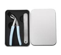 ETUCYNG Coupe-ongles d'orteils pour personnes âgées, avec tête coudée, coupe-ongles diagonal pour personnes âgées, aiguiseur d'ongles avec poignée confortable pour les voyages d'affaires, la maison