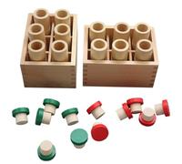 ETUCYNG Cylindre sonore pour enfants - Jeux sensoriels interactifs éducatifs - Matériau audio sensoriel avec bouteilles sonores - Pour maternelle, anniversaire, Noël, maison et