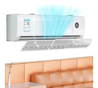 ETUCYNG Déflecteur De Climatisation - Guide Ajustable Pour Éviter Le Souffle Direct | Guide d'Air Escamotable Transparent pour Confort Maison Appartement