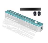 ETUCYNG Dispensateur Enveloppant 36x5x7cm Abs Coineur en Papier D'aluminium De Cuisine Cutter Et Distributeur Rechargeable Organisateur Enveloppe pour Un Emballage De Nourriture Facile