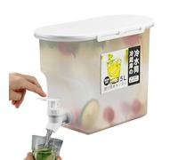 ETUCYNG Distributeur de boissons de fête, grand distributeur de boissons, thé glacé, bouilloire froide avec robinet dans le réfrigérateur, distributeur de boisson de 3,5 l pour réfrigérateur, grandes