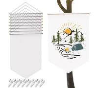 ETUCYNG Drapeau de jardin vierge, ensemble de sublimation pour - Drapeau de jardin vierge par sublimation pour pelouse, drapeaux de jardin, bannières en polyester pour décoration intérieure ou