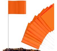 ETUCYNG Drapeaux De Marquage Pour Pelouse | 100 Pièces Drapeaux De Signalisation Pour Dresseur Chien Et Limite - Signalisation Pour Construction Irrigation Cartographie Propriété Chien Extérieur