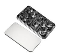 ETUCYNG Ensemble d'emporte-pièces | Lot varié de moules à biscuits, moules à fleurs, sandwich, cœur, petite étoile, rond, étoile, ensemble géométrique pour cutter, petit coupe-fruits