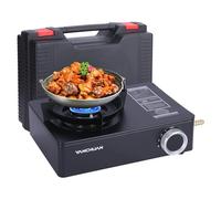 ETUCYNG Four à cassette, réchaud de voyage - Four compact à cassette portable, cuisinière pour barbecue sauvage, puissant et réglable, pour les pique-niques et les aventures en camping