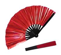 ETUCYNG Grand éventail pliable pour fête de mariage, décoration de danse