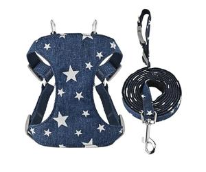 ETUCYNG Harnais pour Animaux Domestiques,Boucle Sécurisée et Réglable - Harnais pour Chien De Taille Moyenne,pour Chiots et Chiens de Taille Moyenne Promenade Éducation Jardin Parc