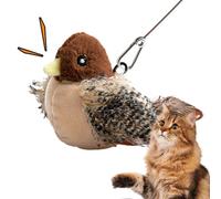 ETUCYNG Jouets à Pépiement pour Chats,Interactif Battant Hérisson Mahjong Capybara Perroquet | Jouets D Exercice avec Gazouillis Et À Chat,pour Chats Et Chaton D'Intérieur Réduisant L'Ennui Et