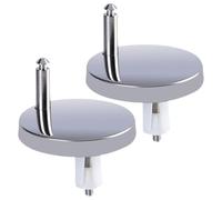 ETUCYNG Kit de fixation pour siège de toilette - 2 fixations de rechange pour charnières de siège de toilette - Vis à dégagement rapide - Pour la maison, l'appartement, l'hôtel, la salle de bain