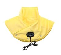 ETUCYNG Masseur chauffant pour le cou et les épaules, 45 x 30 cm, coussin de massage par vibration 3D avec chauffage en fibre de carbone, alimenté par USB, pour une utilisation au bureau et la