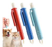ETUCYNG Outil d'Extraction de Tiques pour Humains - Ensemble de 3 Pinces à Tiques Précises - Accessoire Portable de Toilettage pour Chiots Chatsons à la Maison