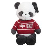 ETUCYNG Panda, Coussin de Couchage, Panda Chinois, en Peluche, Douce, avec Pull pour Dormir et câliner, décoration de Chambre pour Anniversaire et Noël