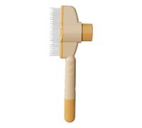 ETUCYNG Peigne de toilettage pour chat - Brosse d'épilation emballée soi-même - Peigne pour chien et chat - Pinceau de toilettage pour enlever les nœuds - Manche ergonomique