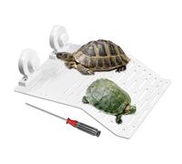 ETUCYNG Plateformes de rampe pour tortue, plate-forme d'aquarium, échelle d'aquarium pour reptiles, terrasse de repos pour tortue avec ventouses, échelle d'escalade pour tortue d'aquarium