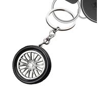 ETUCYNG Porte-clés Roue | Charm Sac à Dos Pendentif Porte-Clés Pneu - Accessoire de Collection Léger Réaliste pour Passionnés d'Automobile pour Fitness École Courses Voyage et Trajet