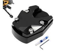 ETUCYNG Prolongateur De Béquille Moto 7.4x5.4x3.4cm Élargisseur De En Aluminium Renforcé Augmente La Stabilité Sur Sol Meuble/Sable Compatible Avec La Plupart Des Motos Et Scooters
