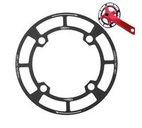 ETUCYNG Protection de Plateau de vélo | Housse de Protection en d'aluminium pour Disque de chaîne de vélo, Accessoire de Protection de Couronne dentée de Sport, Montage Facile pour VTT, Route