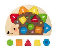 ETUCYNG Puzzles en Bois pour Tout-Petits 1-3 Ans | Hérisson en Bois Jouet Éducatif pour Bébé - Jouets Éducatifs d'Éveil pour Interactions Parent-Enfant à la Maison et à l'École Maternelle