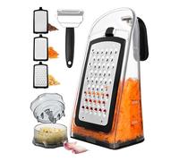 ETUCYNG Râpe à Fromage | Kit de Trancheuse et Éplucheuse pour Légumes - Broyeur à Ail Set - pour Cuisine Légumes Repas Préparation Épluchage Découpe Cuisson Maison Salade Fruits Chou