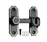 ETUCYNG Serrure de porte pour portes de grange - Verrouillage de porte coulissante, gâche robuste pour portail, garage, commode à vin, tiroir