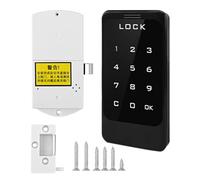 ETUCYNG Serrure électronique à clavier tactile 5,9 x 11 cm en de zinc à code numérique avec mot de passe permanent pour armoires, tiroirs, casiers de gym, entrée sans clé