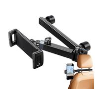 ETUCYNG Support de tablette pour appuie-tête de voiture, support de tablette de siège arrière - Support de tablette pour appuie-tête de camion - Bras d'extension à double essieu - Support de téléphone