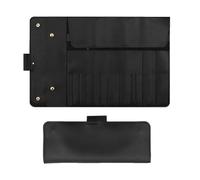 ETUCYNG Trousse de Enroulable - en Cuir synthétique | pour Outils de réparation - Organiseur de Pliable pour Femme - pour Les Articles de Toilette, Les pinceaux, Les