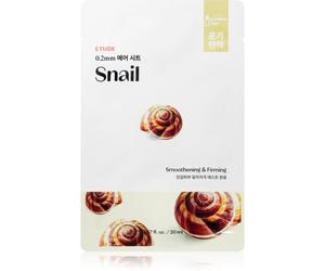 ETUDE 0.2 Therapy Air Mask Snail masque en tissu lissant à l'extrait de bave d'escargot 20 ml