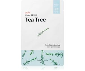 ETUDE 0.2 Therapy Air Mask Tea Tree masque apaisant en tissu à effet rafraîchissant 20 ml