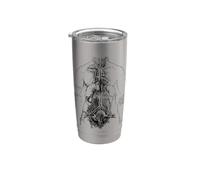 Étude anatomique de Léonard de Vinci Gobelet isotherme en acier inoxydable double paroi