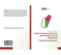 Etude d’opportunités de la gemmologie et de la lapidairerie: Dans le développement économique de Madagascar : Cas de la Région Diana