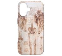 Étude d'anatomie Humaine des squelettes par Leonardo da Vinci Coque pour iPhone 17