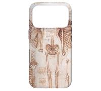 Étude d'anatomie Humaine des squelettes par Leonardo da Vinci Coque pour iPhone 17 Pro