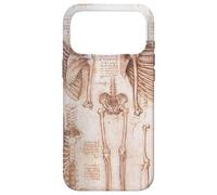 Étude d'anatomie Humaine des squelettes par Leonardo da Vinci Coque pour iPhone 17 Pro Max
