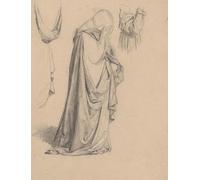 Étude de la figure de Marie-Madeleine au tableau « Trois Maries » (1865) Poster imprimé par Józef Simmler (18 x 24)