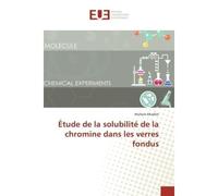 Étude de la solubilité de la chromine dans les verres fondus - Hichem Khedim - Universitaires Europeennes - broché - Livre